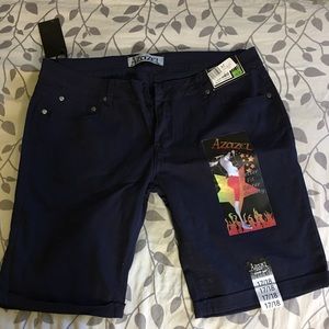 Plus-Blue shorts